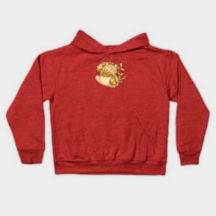 Fat Cat Stealing Fish Kids Hoodie